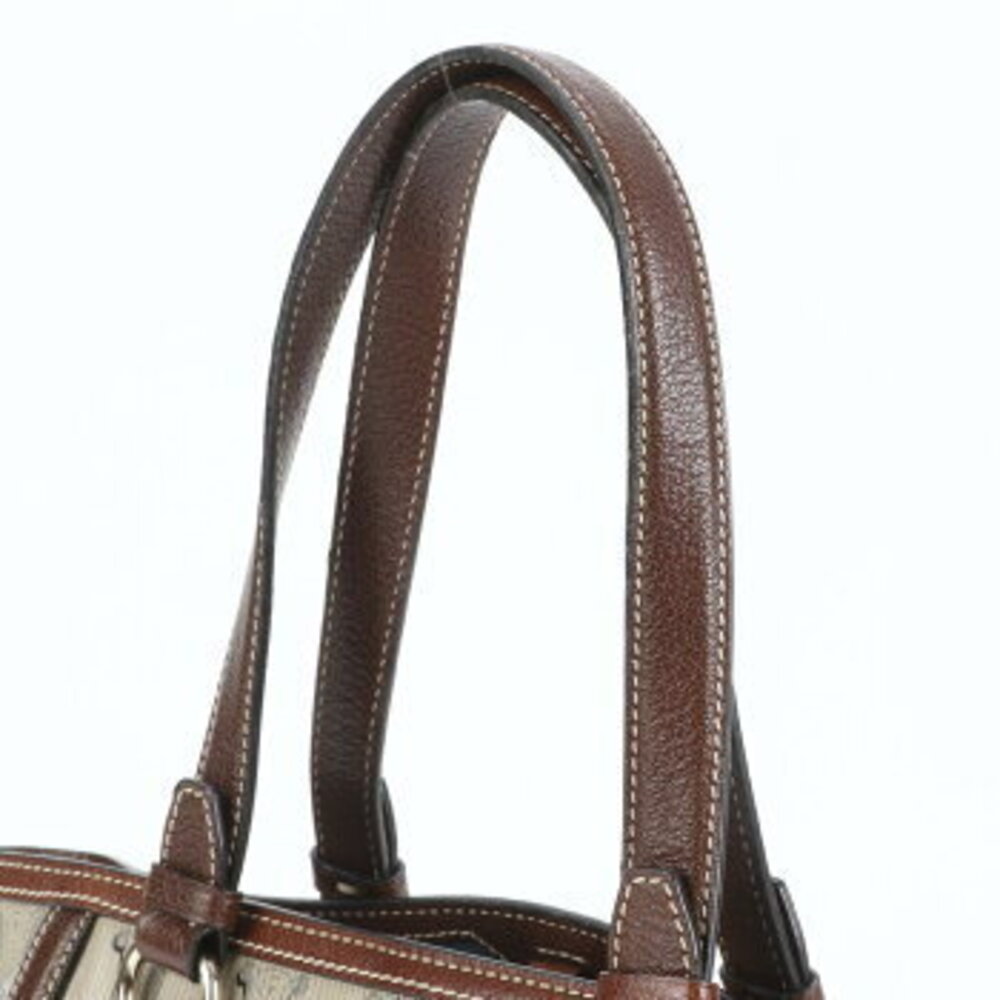 Celine Paris Macadam Triomphe Bag Tote Handbag Be… - image 2